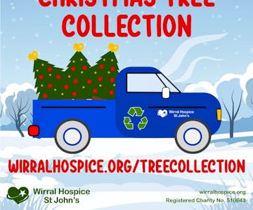 Wirral Hospice St John's Christmas tree collection & recycling