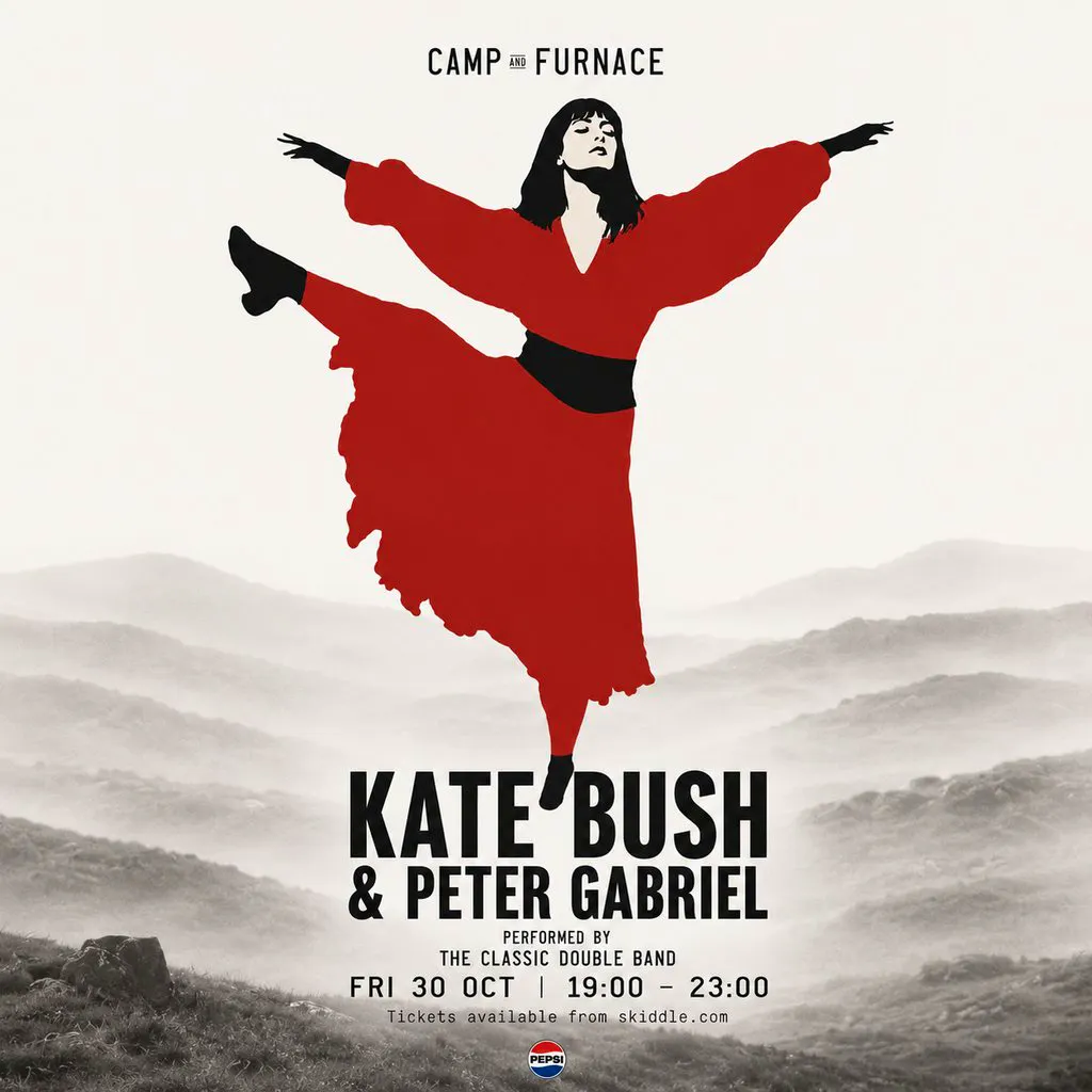 Kate Bush and Peter Gabriel - performed LIVE at Camp and Furnace at Camp And Furnace