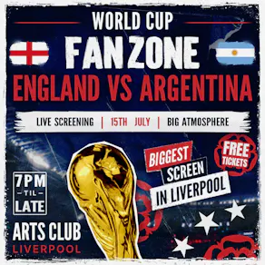 England Vs Argentina - World Cup Fanzone