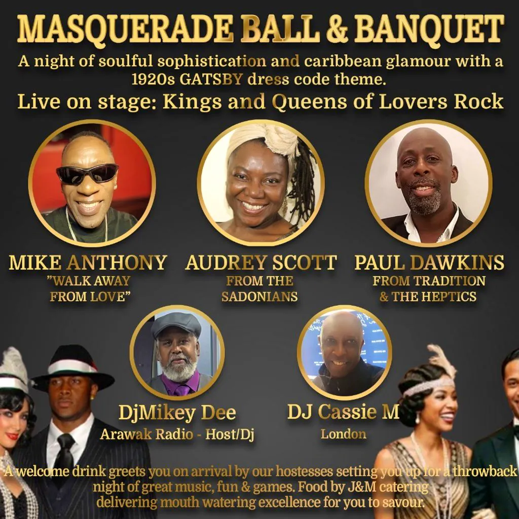 Coventry's High Society Annual 1920's MASQUERADE BALL & BANQUET at Players Party Rooms,