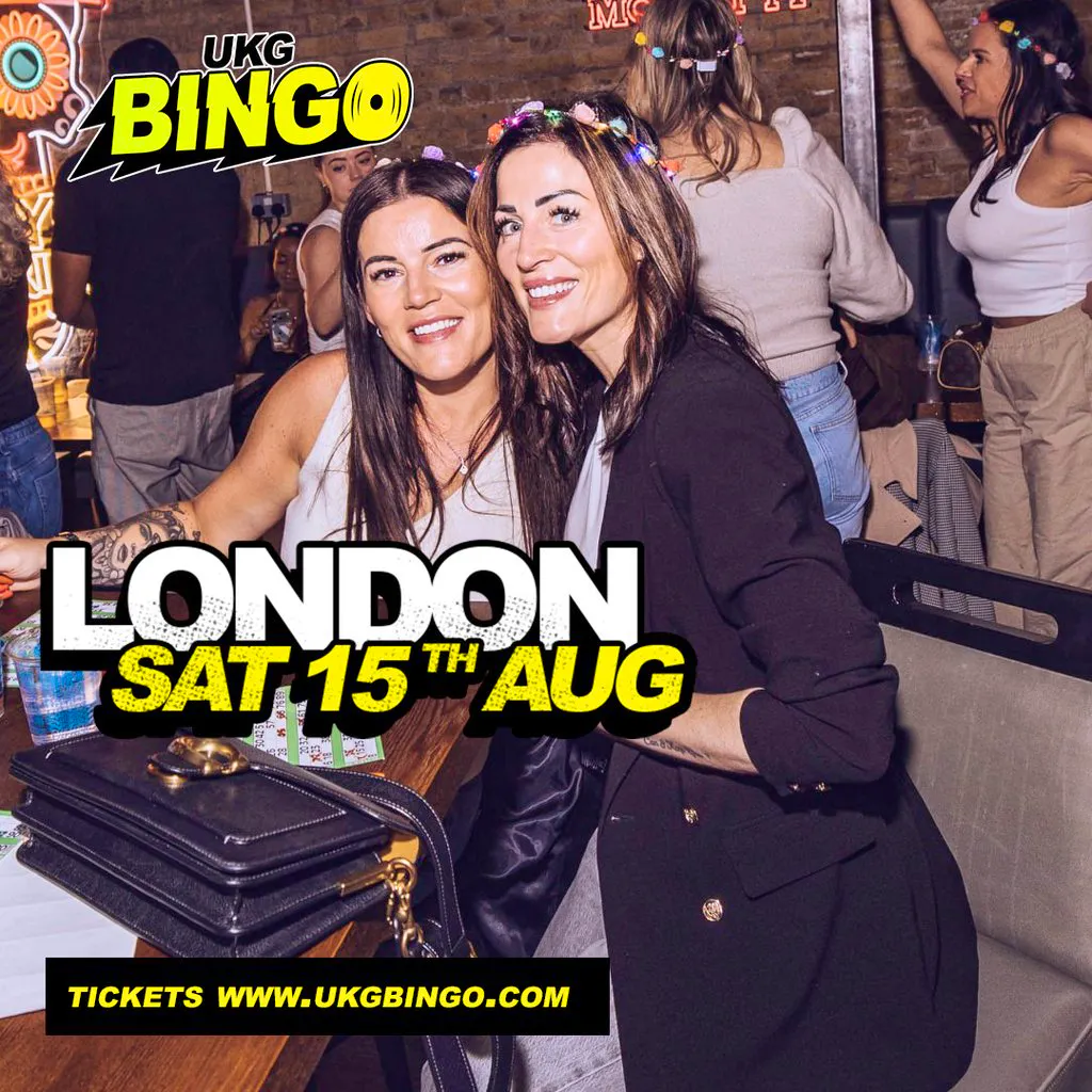 UKG BINGO Sat 15th August London at Forge Bar