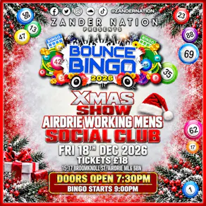 Zander Nation Bounce Bingo - XMAS Special