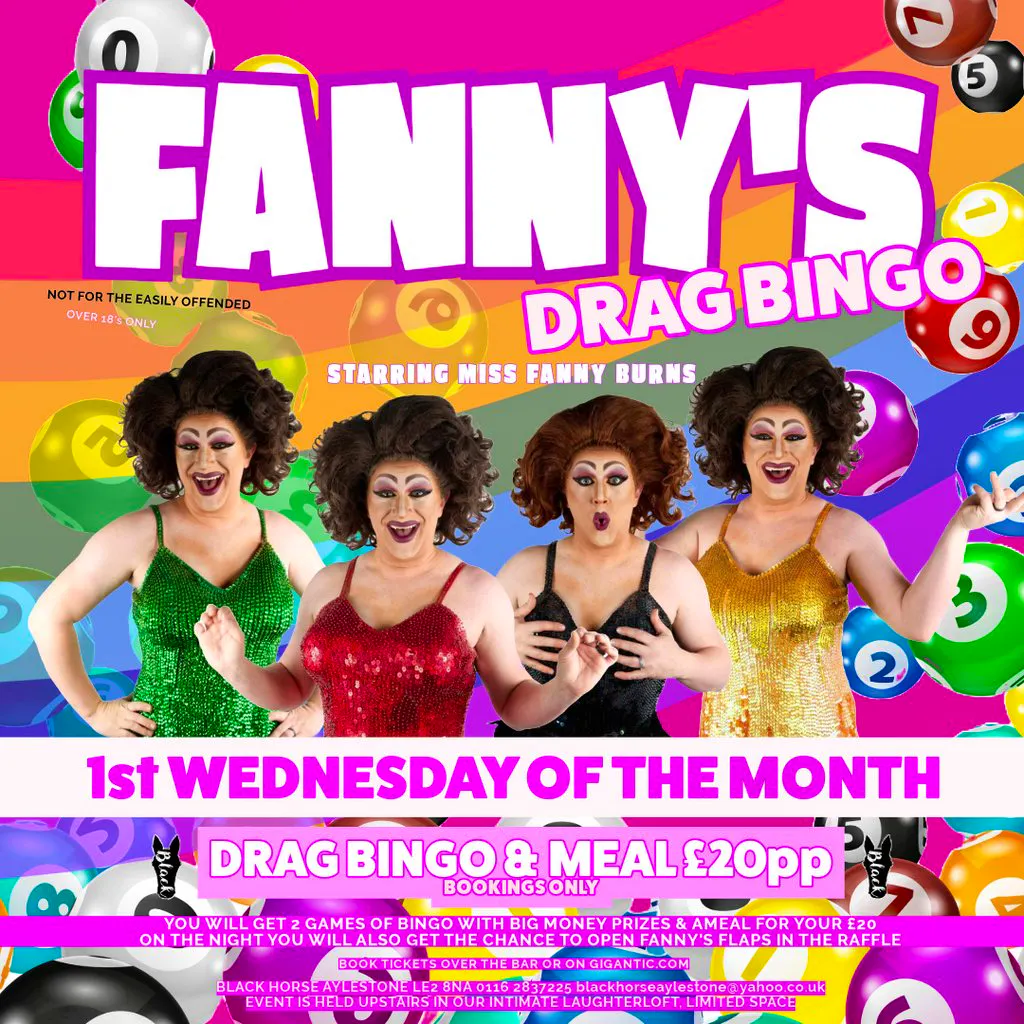 Drag Bingo at Black Horse Aylestone