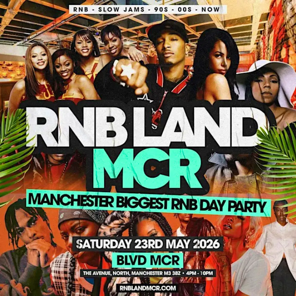RNBLAND - Manchester Summer RNB DAY PARTY at BLVD Manchester