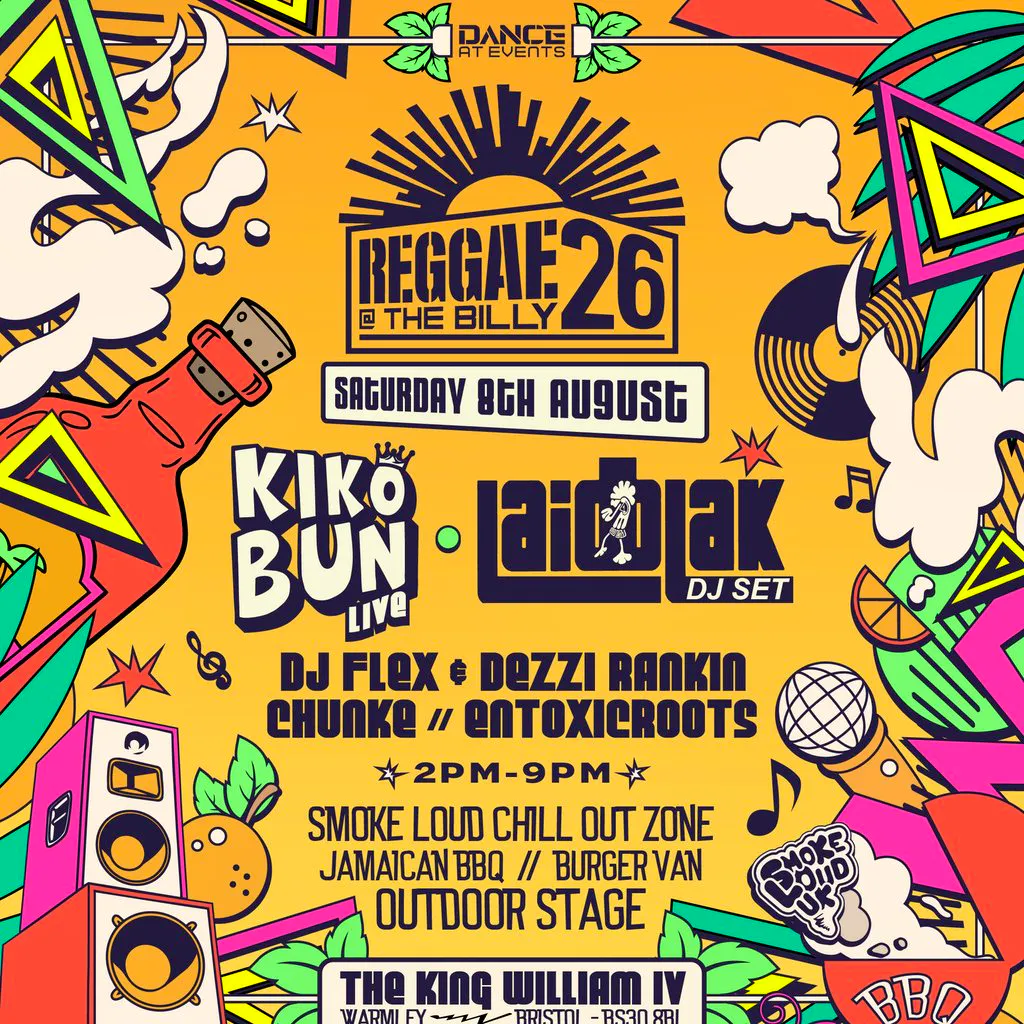 Reggae at the Billy '26 at The King William, Warmley, Bristol, BS30 8BL