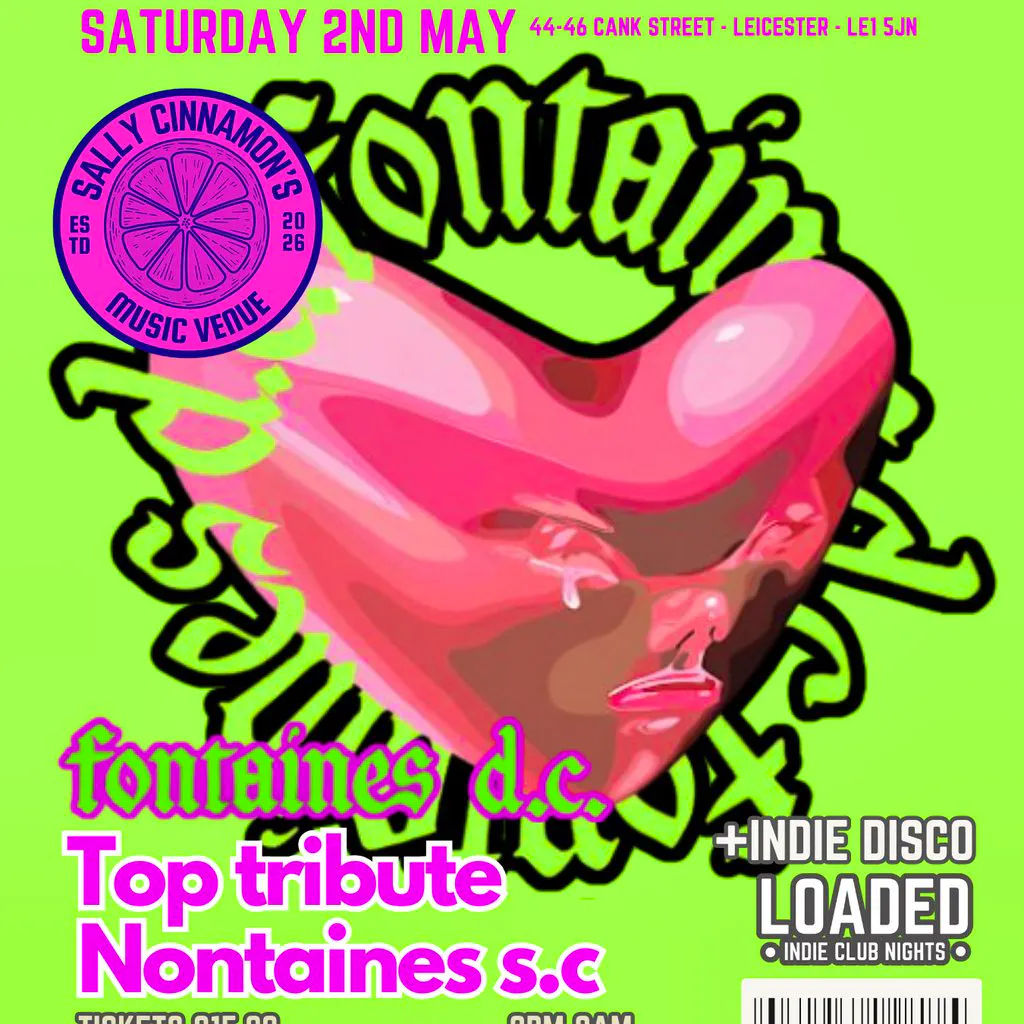 Fontaines D.C tribute night with INDIE DISCO at Sally Cinnamon's Music Venue