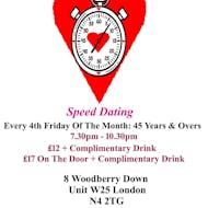 Speed dating 45 years & Overs Fridays at Creativity In Our Hands: Suzanne Asphall