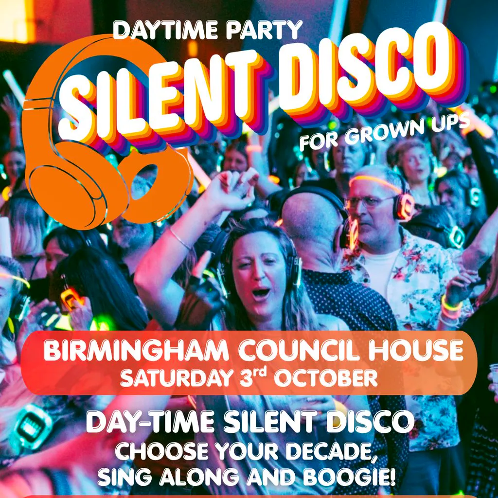 Daytime Party - Silent Disco for Grown Ups at Banqueting Suite At The Council House