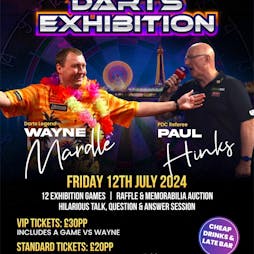 Wayne Mardle dart's exhibition Tickets | The Talbot Ltd Blackpool  | Fri 12th July 2024 Lineup