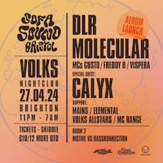 Sofa Sound - Brighton - DLR, Molecular, Calyx at The Volks Nightclub