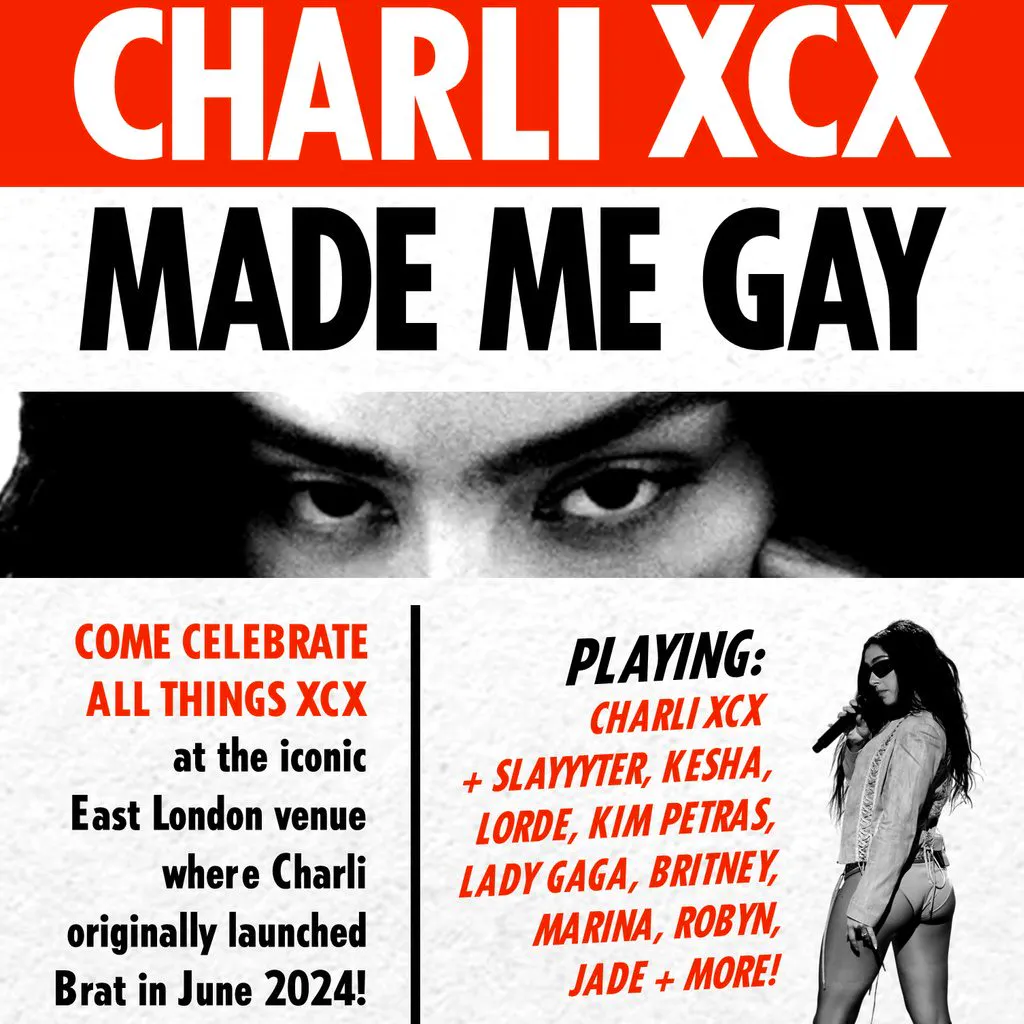CHARLI XCX MADE ME GAY (London) at The White Swan Limehouse London