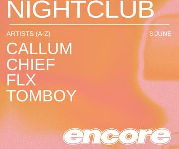 Encore Presents: Summer Opening Party