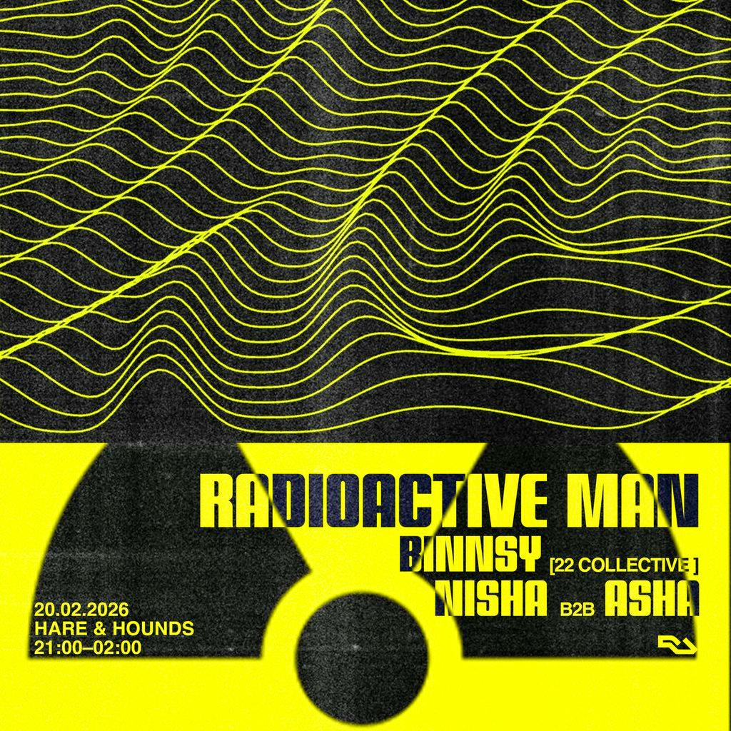 Redhead Records presents Radioactive Man at Hare And Hounds Kings Heath