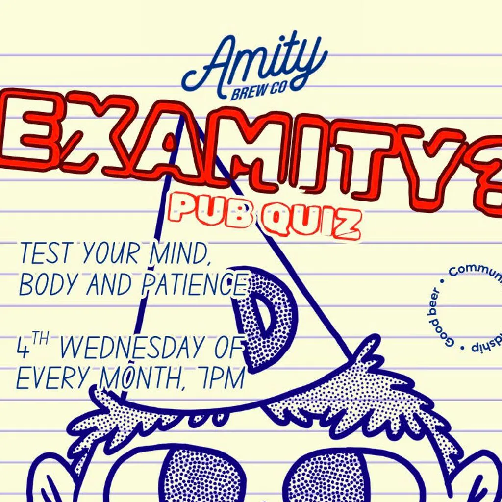 Examity - Amity Pub Quiz at Amity Brew Co