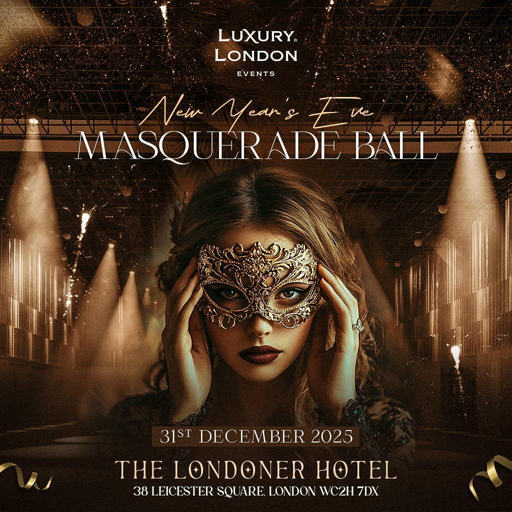 New Year's Eve Masquerade & Party 2025 at The Londoner Hotel at The Londoner Hotel