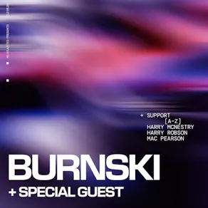 RE-ADJUSTED x Wav Presents Burnski + Special guest TBA