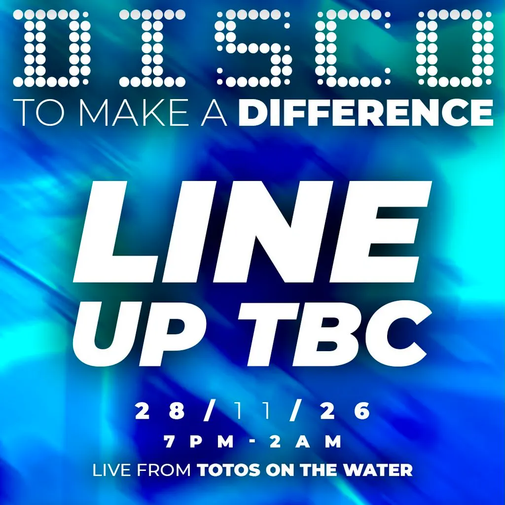 Disco to make a Difference at Totos By The River