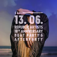 Republic Artists 18th Anniversary: Boat Party & afterparty at The Golden Spirit
