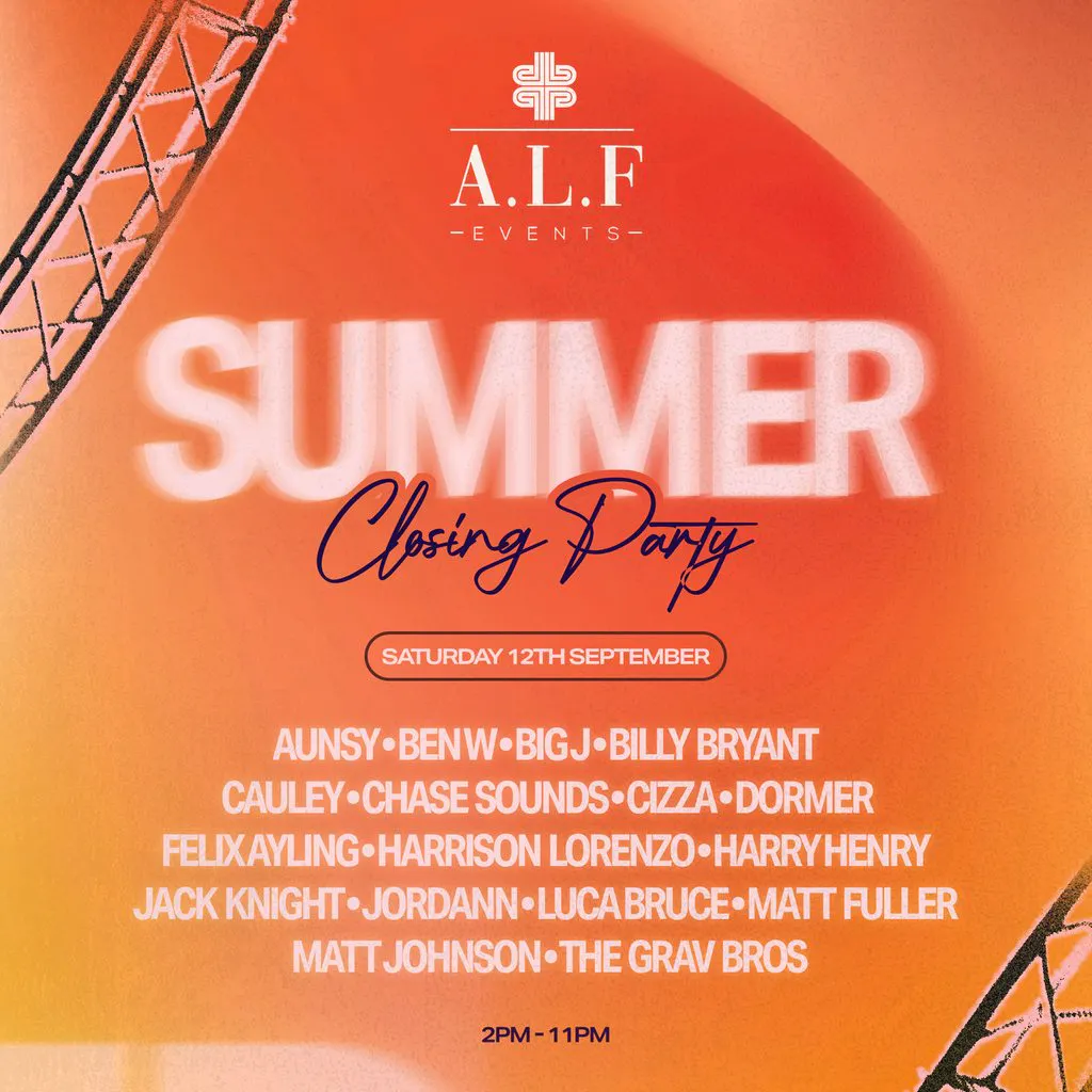 A.L.F Events Summer Closing Party at The Mulberry at The Mulberry