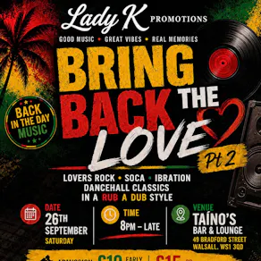 Bring back the love (PT 2)