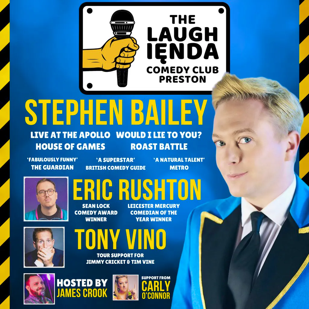 The Laughienda Comedy Club Preston | 1st Jul '26 at The Continental