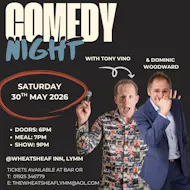 Comedy Night @ The Wheatsheaf Inn, Sat 30th May at Wheatsheaf Inn Lymm