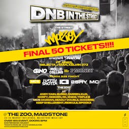 DNB IN THE STREET w/ Mozey, Born on road, P Money & more! Tickets | ZOO MAIDSTONE Maidstone  | Thu 28th March 2024 Lineup