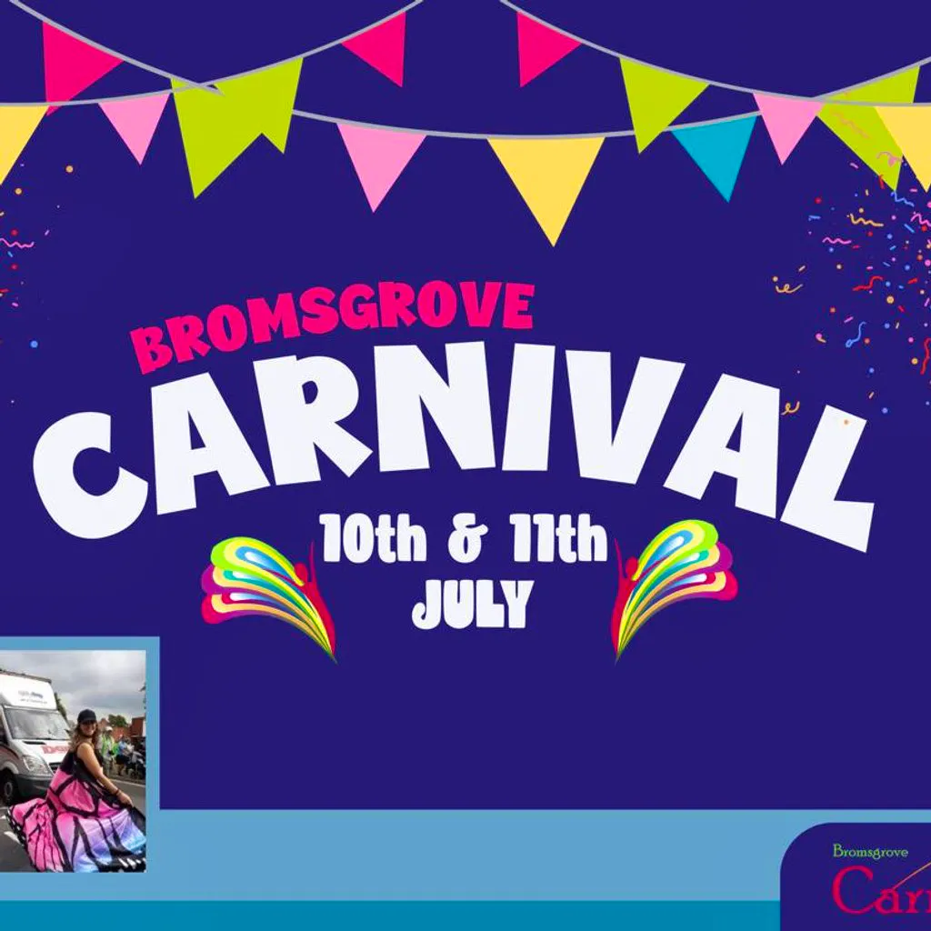 Bromsgrove Carnival's 'Party in the Park' 2026 at Sanders Park