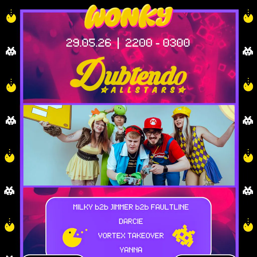 Wonky presents: DUBTENDO ALLSTARS - 29.05.26 - Exeter at Move Exeter
