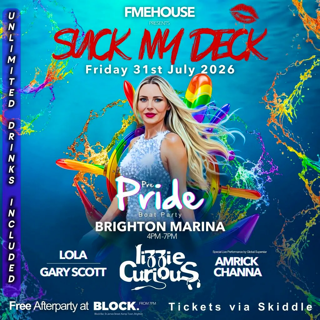 FME HOUSE Pre Pride Boat Party Brighton at JD Wetherspoons