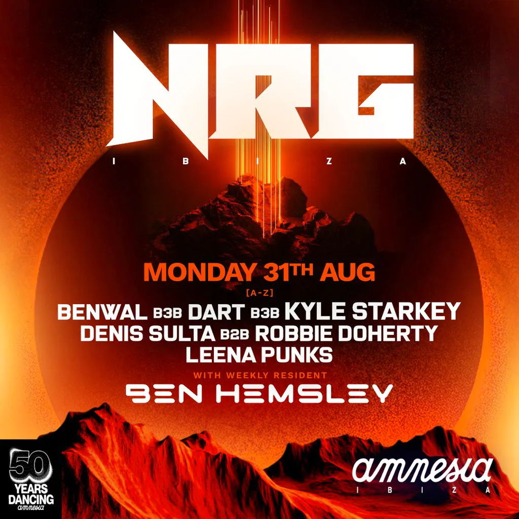 NRG Amnesia Ibiza at Amnesia Ibiza