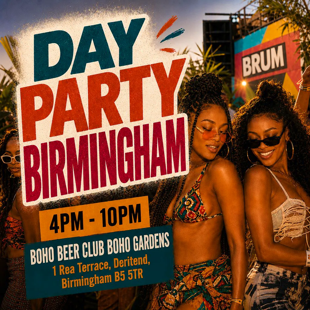 DAY PARTY BIRMINGHAM - Summer Rooftop Day Party at Boho Beer Garden