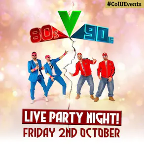 80's v 90's Live Party Night