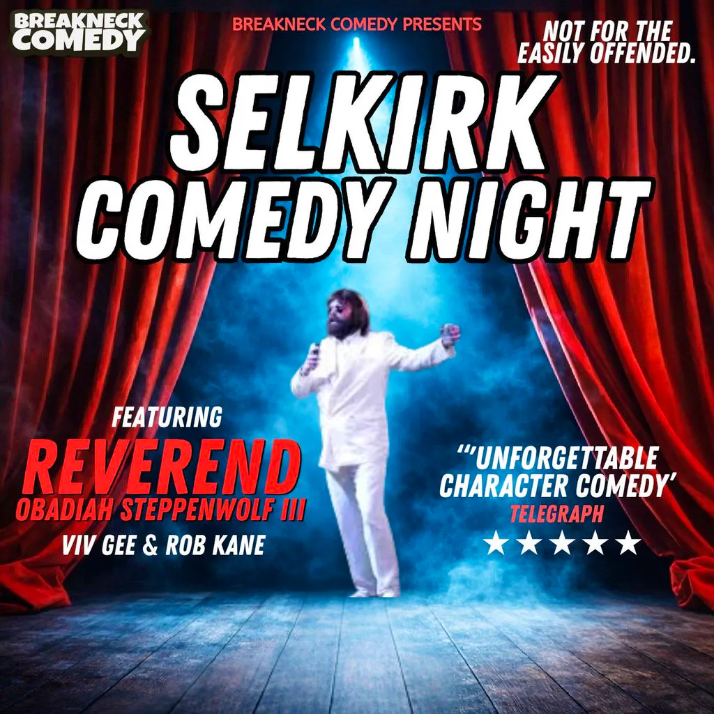 Comedy Night - Reverend Obadiah at Victoria Halls Selkirk