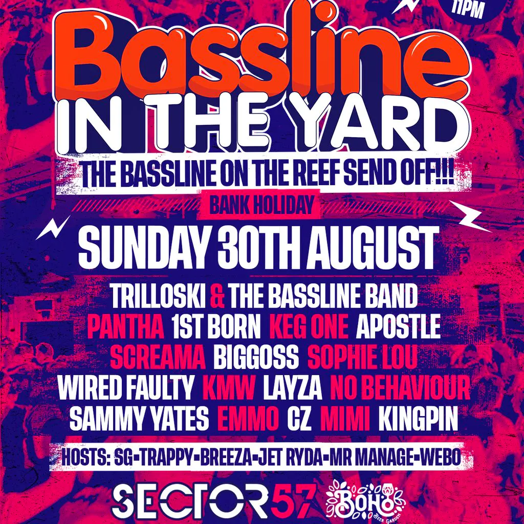 Bassline in the Yard with Trilla & Friends (Birmingham) at Sector 57