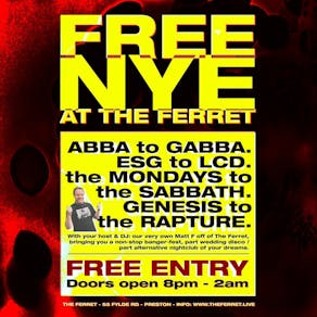 FREE NYE at The Ferret!