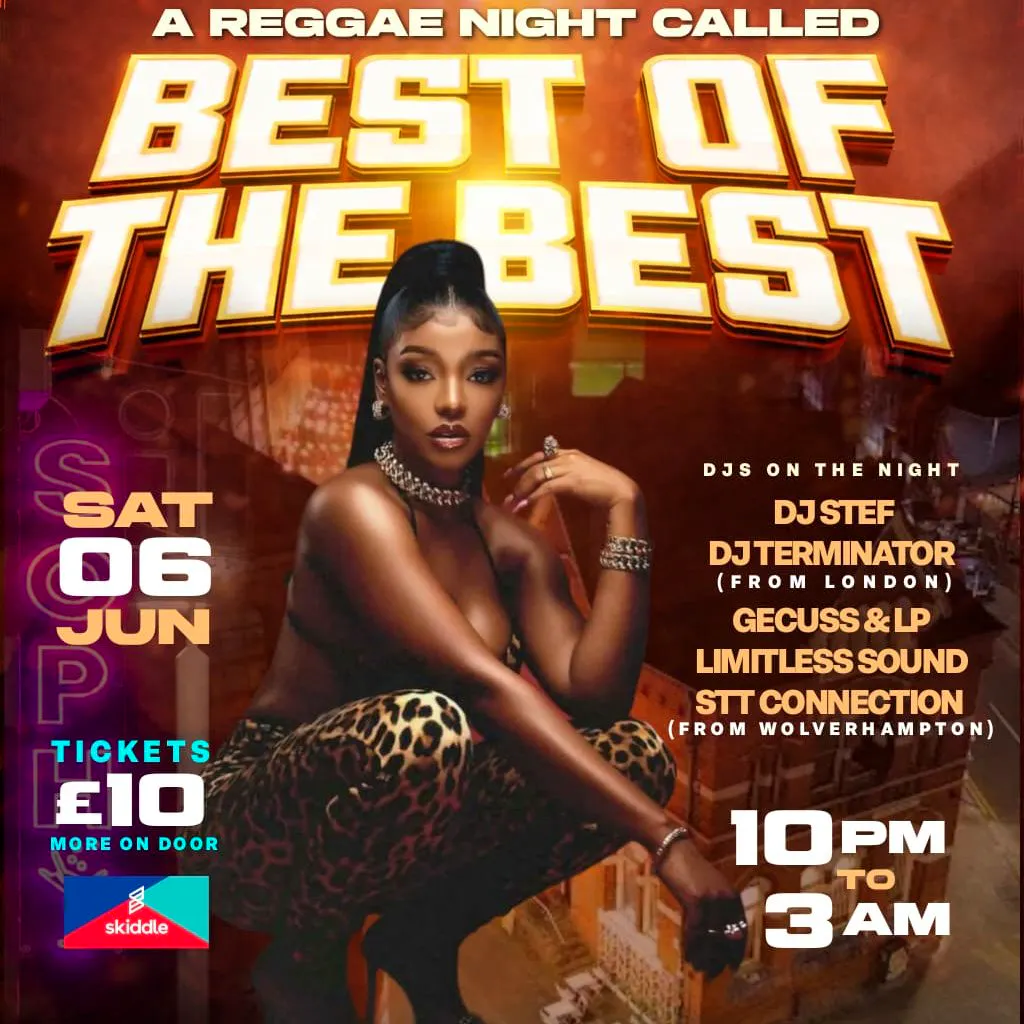 REGGAE NIGHT best of the best at Sophy Digbeth