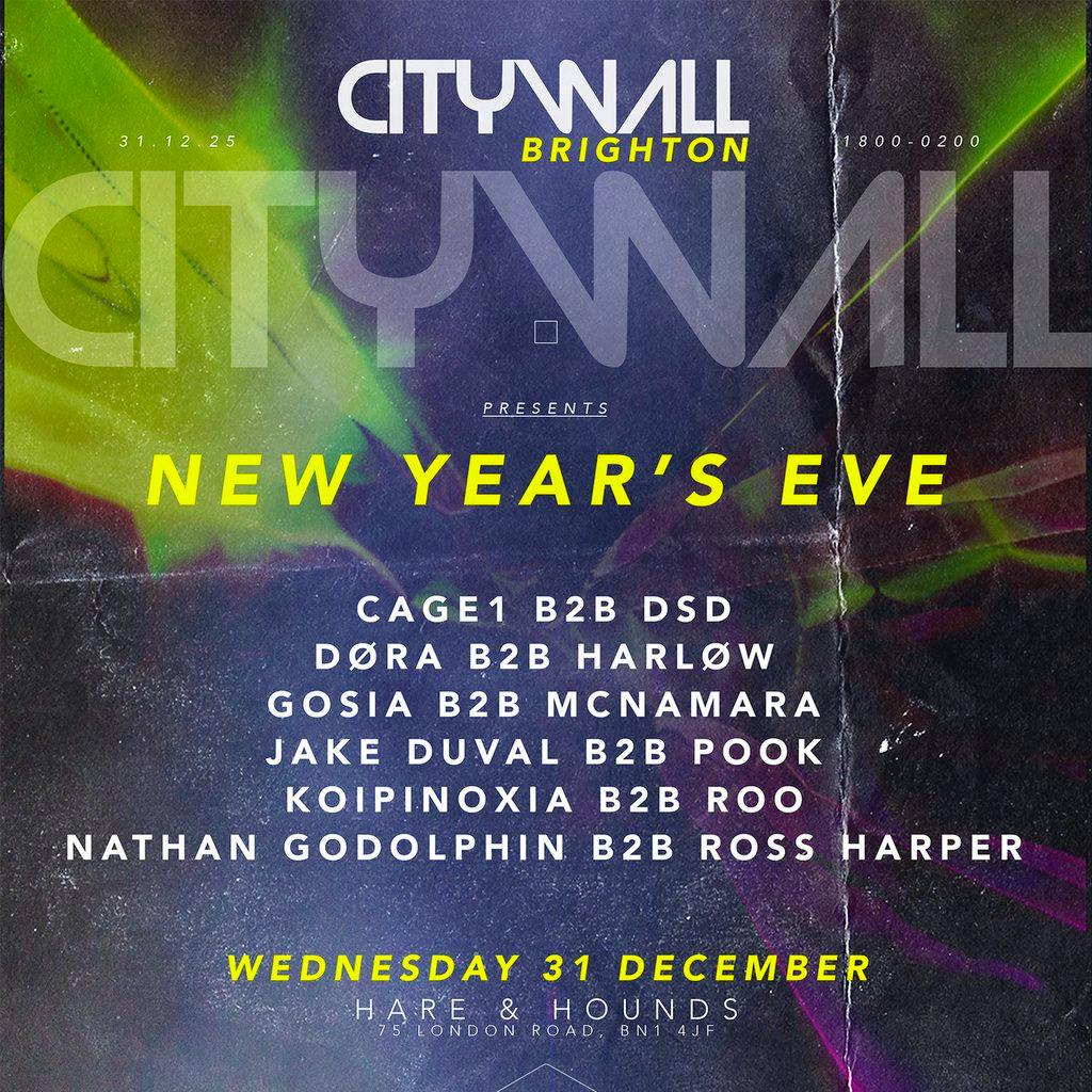City Wall x NYE at Hare And Hounds