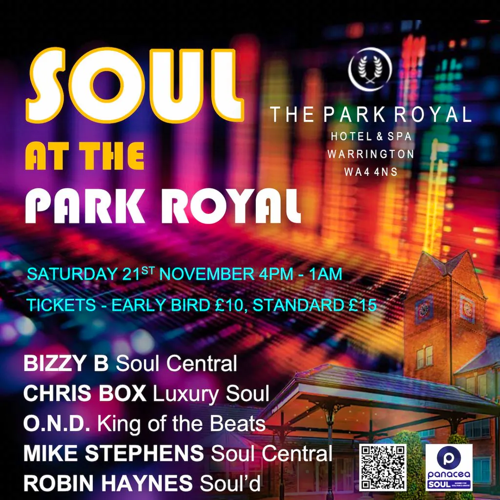 Soul at the Park Royal at Park Royal Warrington 