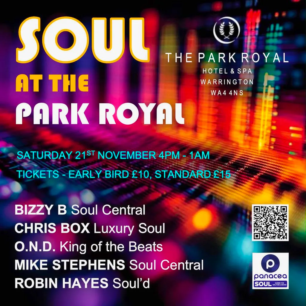 Soul at the Park Royal at Park Royal Warrington 