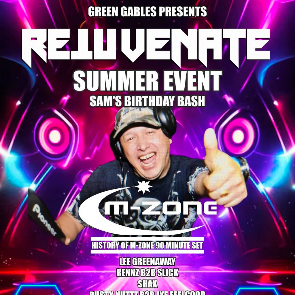Rejuvenate (Sam's bday bash) ft m zone at Green Gables Inn Exeter