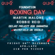Foundation Boxing Day at Elixir Cocktail Lounge