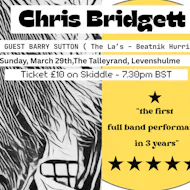 Chris Bridgett and Band LIVE at The Talleyrand, Levenshulme at The Talleyrand