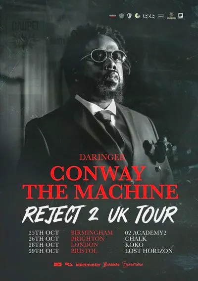 Tickets: Conway The Machine + Daringer - Reject 2 Tour | Lost