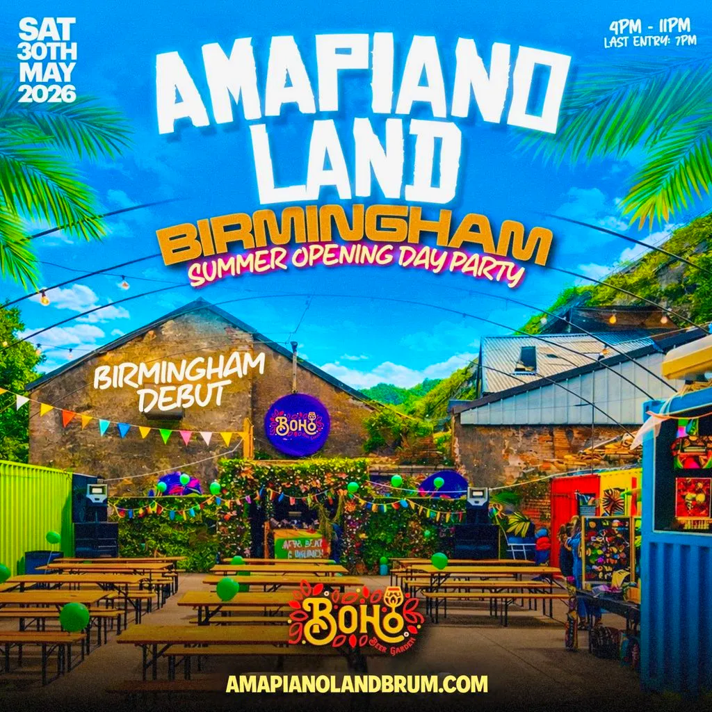 AMAPIANOLAND - Birmingham's Biggest Afrobeats & Amapiano Day Par at Boho Beer Garden