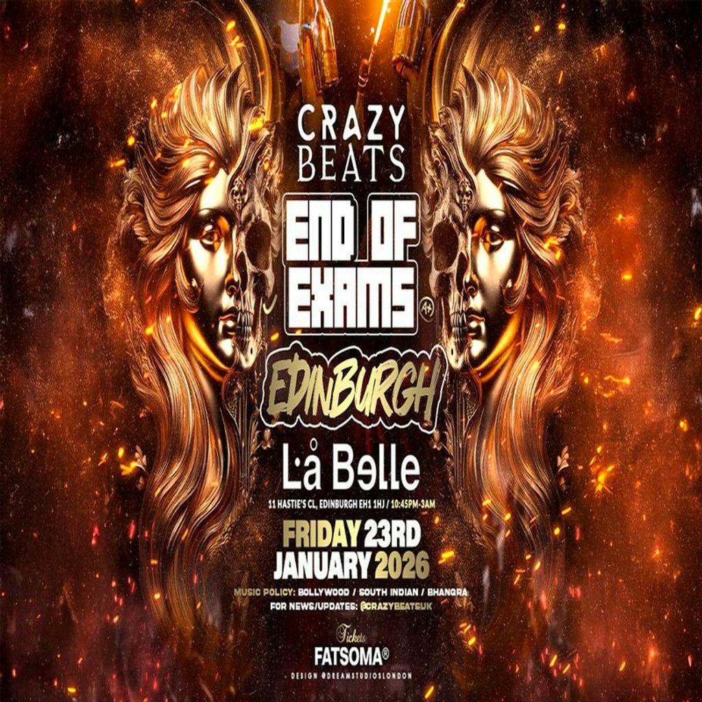 Bollywood Night End of Exams | Edinburgh at La Belle Angele