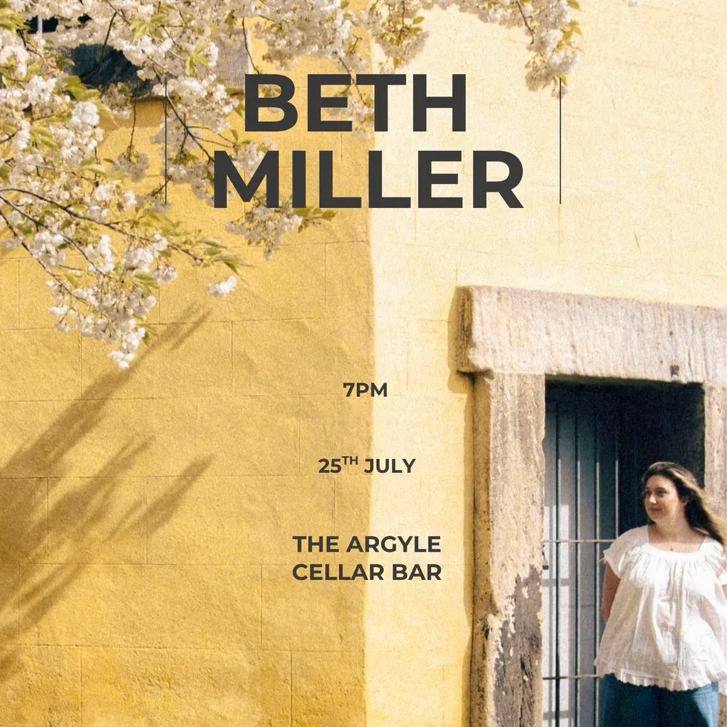 Beth Miller Debut Album Launch at The Argyle Cellar Bar