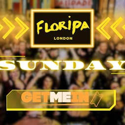 Shoreditch Hip-Hop & RnB Party // Floripa Shoreditch // Every Sunday // Get Me In! Tickets | Floripa London  | Sun 25th August 2024 Lineup