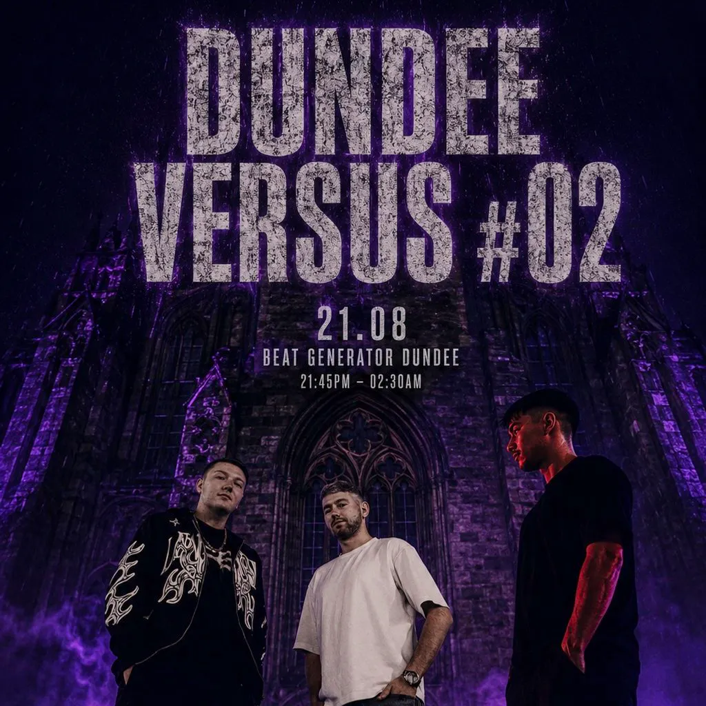 AHpromotions presents:DUNDEE VERSUS #02 at Beat Generator