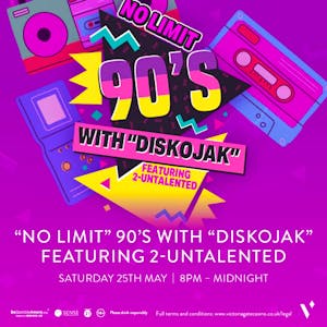 'No Limit 90s' The Greatest 90s night to hit Leeds